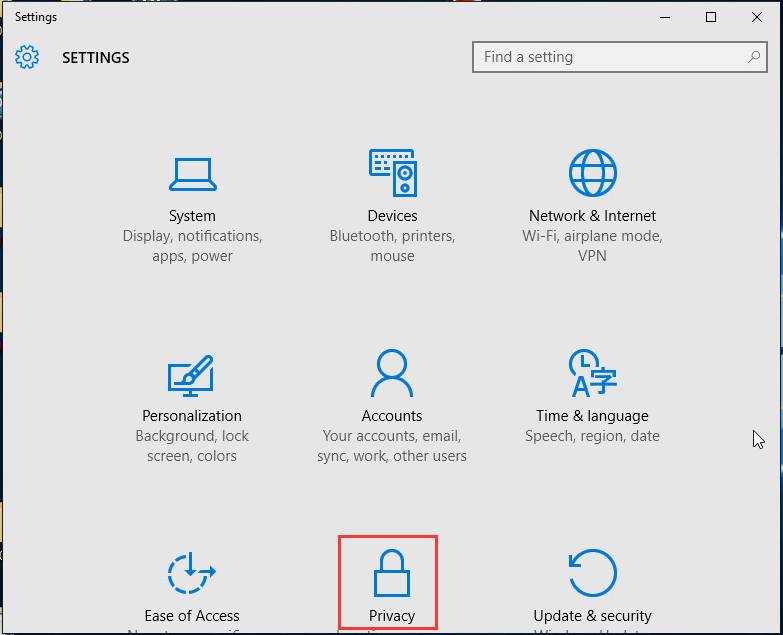 Windows 10 cant find camera system